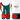 Winning Velcro Boxing Gloves - White · Green · Red - WJapan Store