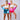 Two women posing with boxing gloves on a plain background
