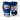 Kids Authentic Velcro 2 Tone Boxing Gloves - Blue & White