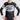 A child stands with hands on hips against a light background, wearing the Kids Jiu Jitsu Script Flex Lite Long Sleeve Rashguard in black.