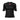 The Womens Icon Heat Gear Rashguard is a fitted, short-sleeve black athletic shirt featuring a small red logo on the chest, shown on a plain white background.