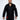 A man with short hair and a beard stands facing forward, wearing the All Around BJJ Gi Black with a patch on the sleeve and a black belt. The background is plain white.