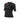 The Womens Icon Heat Gear Rashguard is a black, short-sleeve fitted athletic top featuring a small red logo on the chest, shown on a white background.