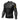 The Kids Oni Legend Flex Lite Rashguard Black is a long-sleeve athletic top featuring yellow and pink accents, a stylized mask graphic on the chest, a yellow design on the left shoulder, and FUJI branding in yellow on the chest and shoulder.