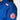 Close-up of a person wearing the Womens Competition BJJ Gi Blue, featuring FUJI branding and a red mountain patch on the shoulder and sleeve. Only the upper torso is shown against a plain white background.