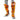 Kids Camo Boot Shinguards - Orange & White
