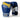 Kids Cool-Tec Velcro 3 Tone Boxing Gloves - Blue, Yellow & White