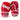 MMA Sparring Gloves - Red & White