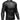 The Baseline Ranked Long Sleeve Rashguard Black features a fitted cut, long sleeves, high collar, and a white mountain logo on the chest. It's shown on a plain white background with no visible model.
