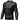 The Baseline Ranked Long Sleeve Rashguard Black is a fitted black athletic compression shirt with long sleeves and a small circular white logo on the upper chest, featuring no visible buttons or zippers.