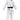The All Around BJJ Gi White with a black belt is displayed on an invisible mannequin against a white background.