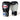 Authentic Velcro 2 Tone Boxing Gloves - Black & White