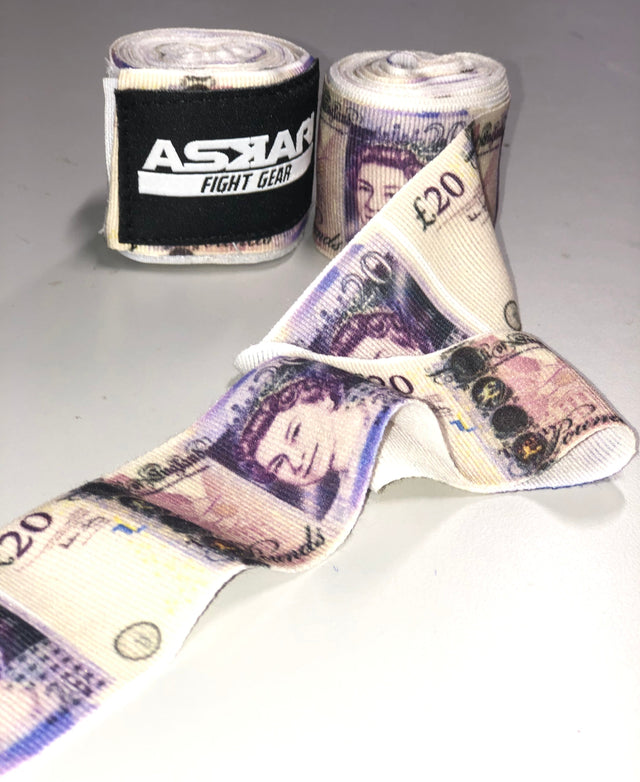 Blood Money Handwraps — 18 Currency-Print Boxing Wraps – OF EVERY STYLE