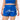 Athena Fightwear Alke Women's Muay Thai Shorts blue fight corner nylon fast dry wide hips with in built safety shorts and pockets