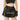 Athena Fightwear Artemisia women's Muay Thai Shorts Black & Gold with in built safety shorts anti camel toe panel pockets and anti ride up design 