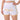 Athena Fightwear Artemisia women's white and gold muay thai shorts with wide hips and anti-camel toe built-in safety compression shorts
