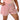 Athena Fightwear Theia light pink Women's Boxing Shorts with built in safety inner shorts and pockets