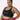 Athena Fightwear Thessalia Sports Bra black gold with built-in chest bra padding