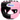 Winning Full Face Headgear - Black · Pink