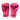 Pair of pink boxing gloves on a white background
