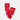 Primo Fight Wear Official Primo Monochrome Ankleguards - Red
