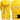 Winning Velcro Boxing Gloves - Yellow